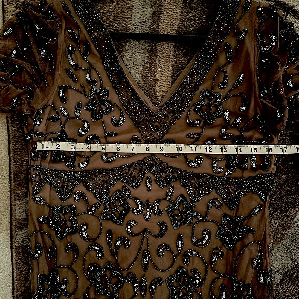 ***BRAND NEW*** Downton Abbey style hand beaded dress, Size: 16, NEVER WORN!! - Picture 9 of 9